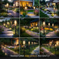 Waterproof Solar Garden Pathway Lights with Automatic On And Off