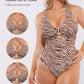 Smart Sculpt™ Ruched U-Wire Cut Out Shaping Swimsuit